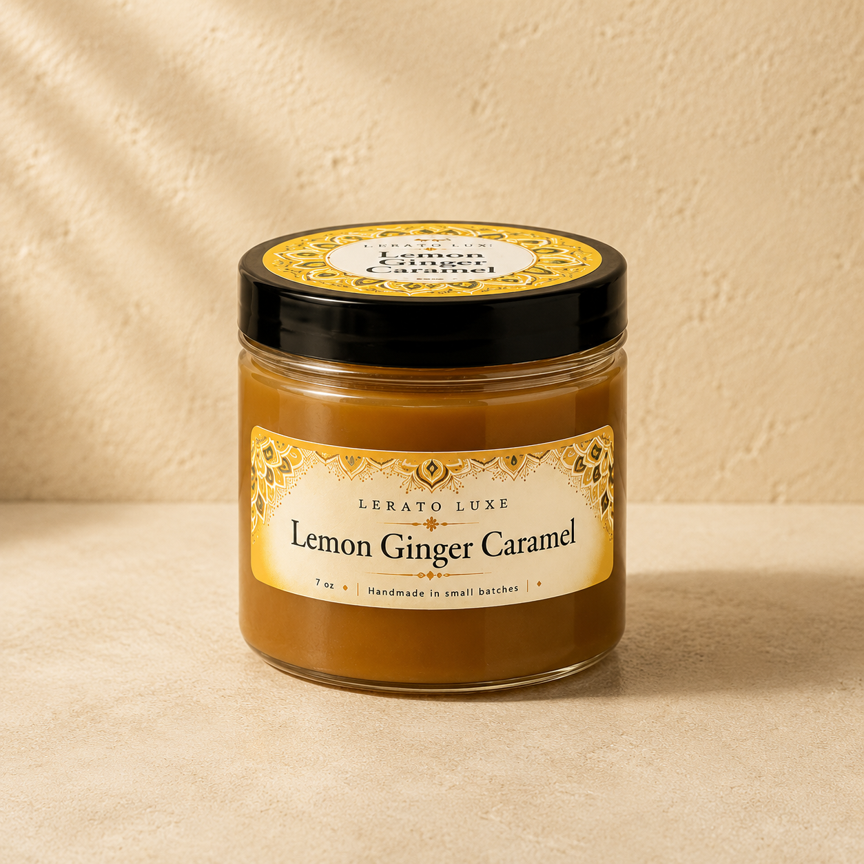 Lemon Ginger Caramel Spread