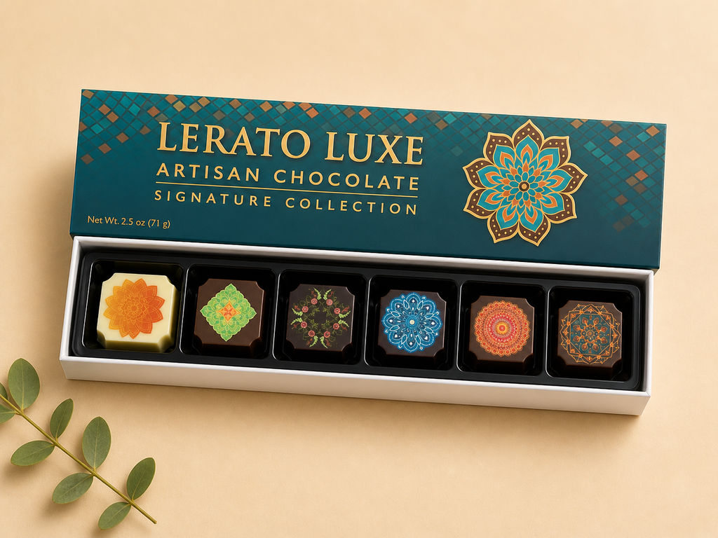 Artisan Chocolate Bonbons- Signature Collection -6 piece gift box
